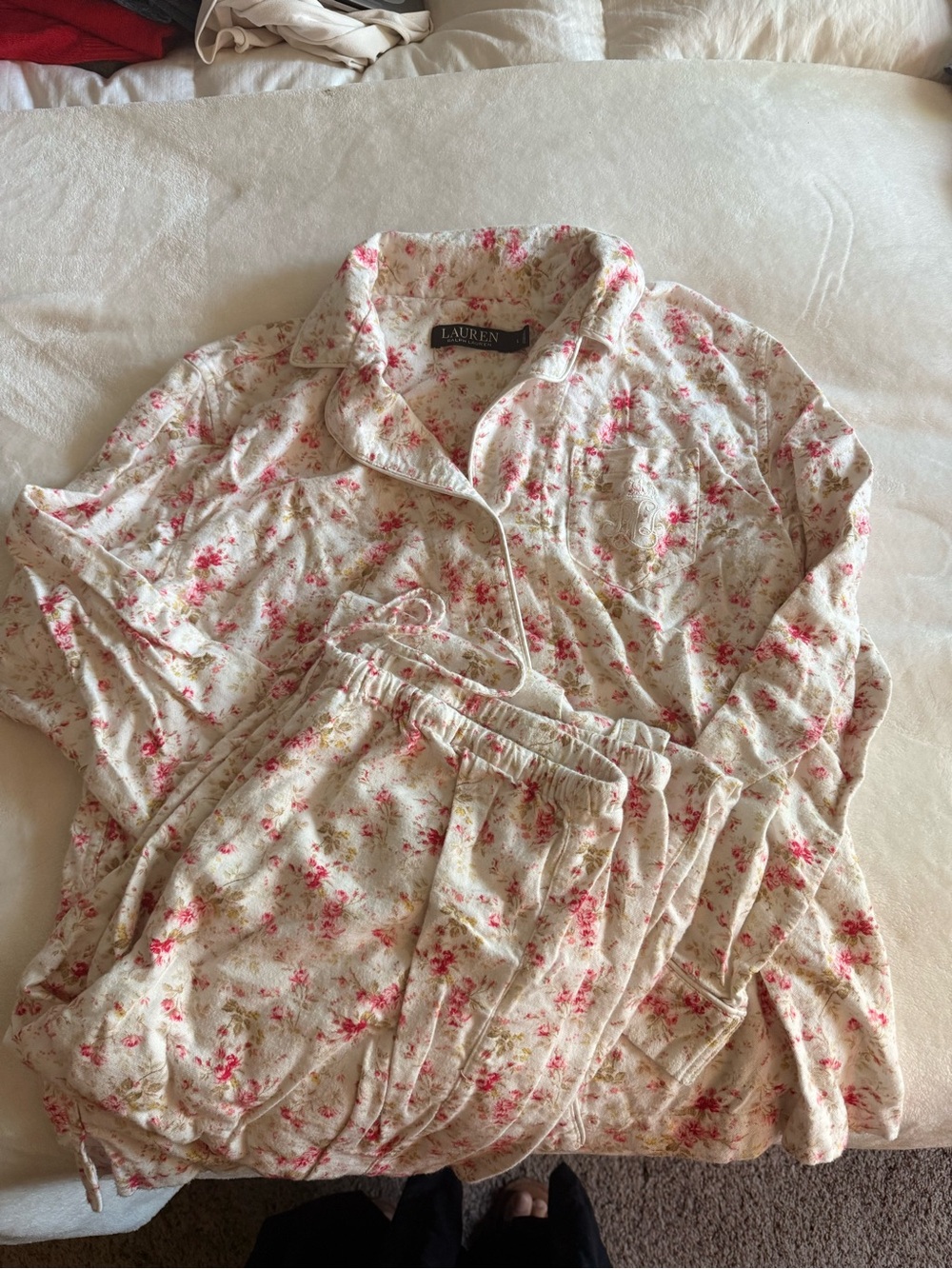 Ralph Lauren 100% Cotton PJ Set Size L